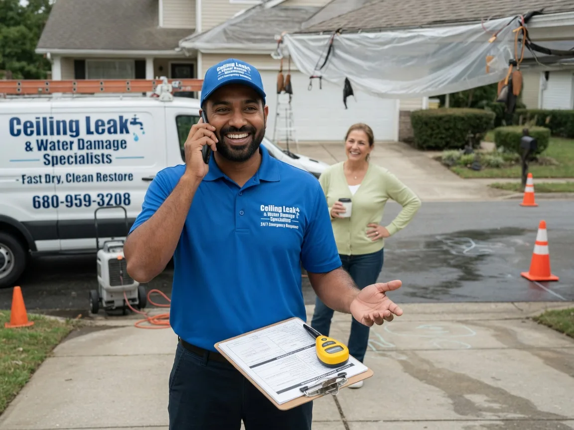 Ceiling Leak Cleanup Pine Island, MN FAQs
